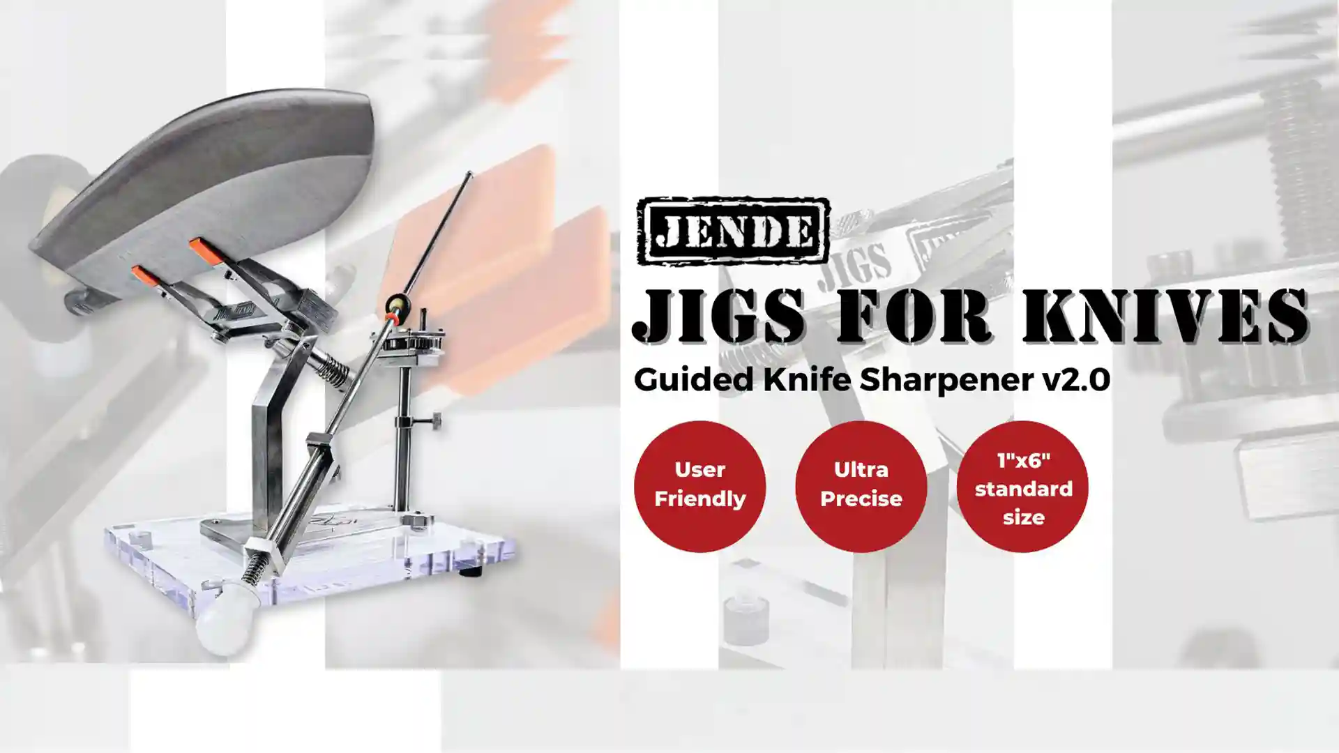 Jende Industries Guided Sharpener (JIGS 2.0): Precision and Ease in Knife Sharpening