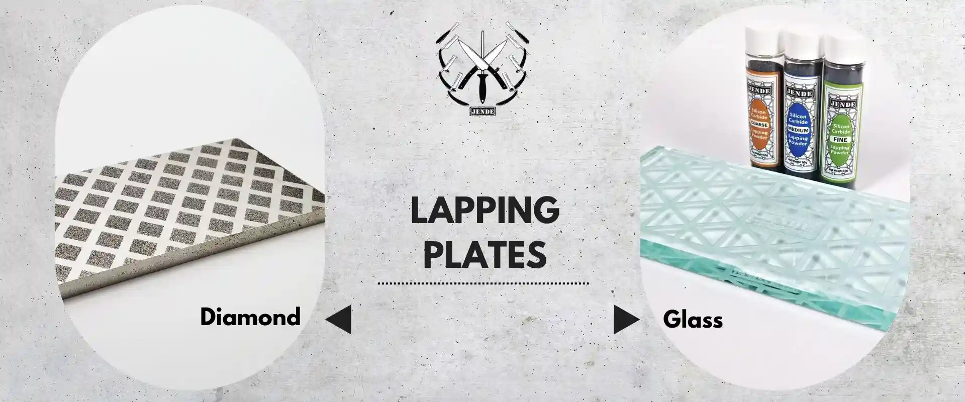 10×4 Inch Jende Diamond Lapping Plate